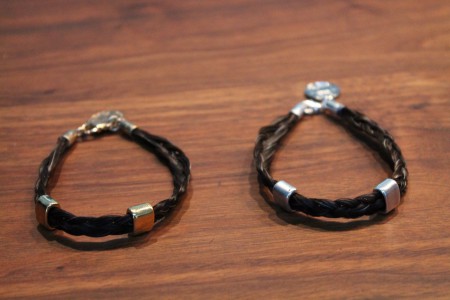 Smalle armband met twee schuivers