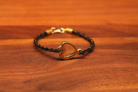 Armband met hartje