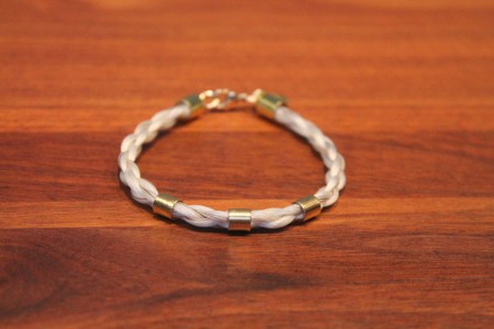 Armband met drie ronde schuivers