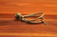Leren armband met knoop